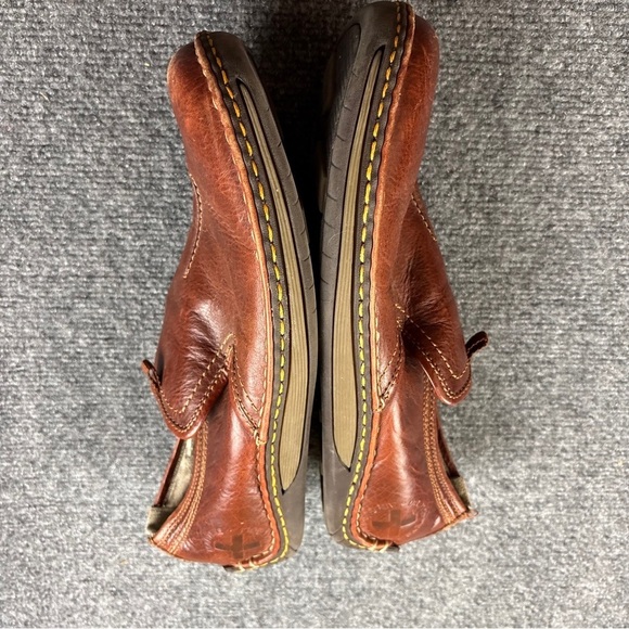 DR. MARTENS Men’s Kansas Red Brown Leather Slip On Loafers size: 12 - Picture 9 of 13